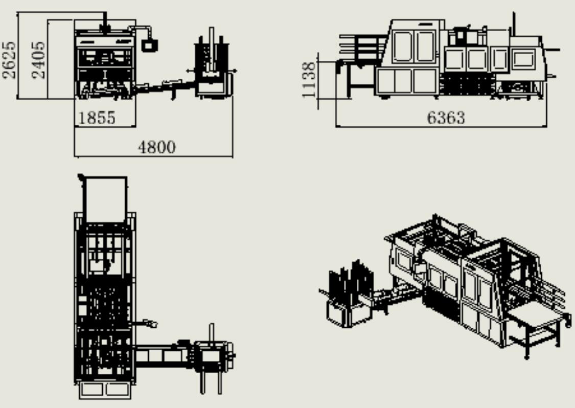 Автоматический сборщик коробов SP-ZH-1600