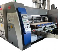 Автоматическая линия для производства четырехклапанного ящика с секцией компьютеризованного слоттера SP-1224